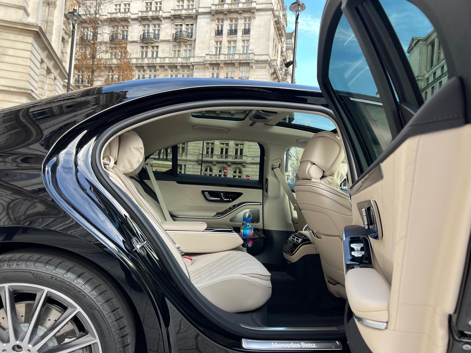 Mercedes-Benz S-Class luxury passenger interior